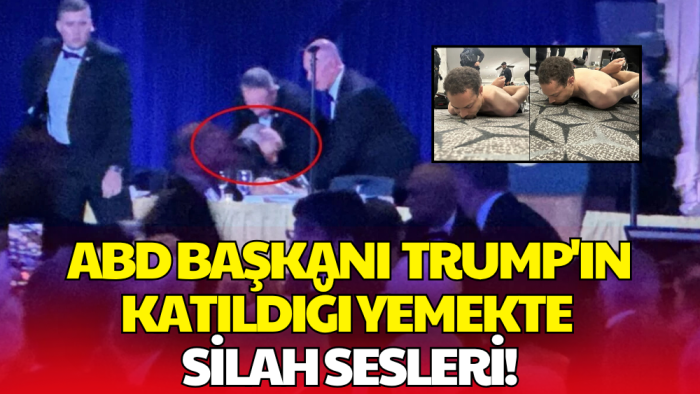 Donald Trump'a Beyaz Saray'daki Yemek Programında Silahlı Saldırı!